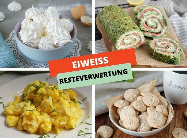 Köstliche Eiweißrezepte: 4 Ideen für übrig gebliebenes Eiweiß ...